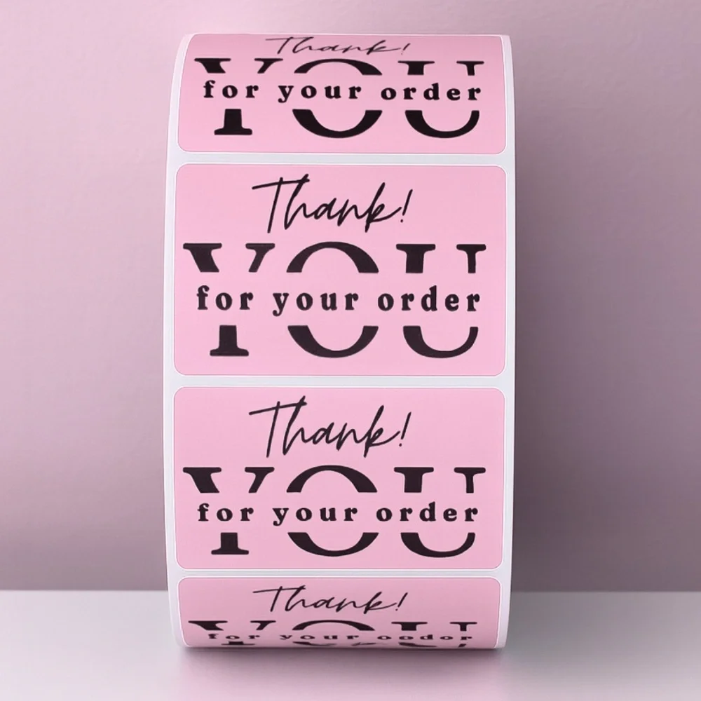 Thank You Order Stickers - Packaging Labels sticker - Small Business Supplies